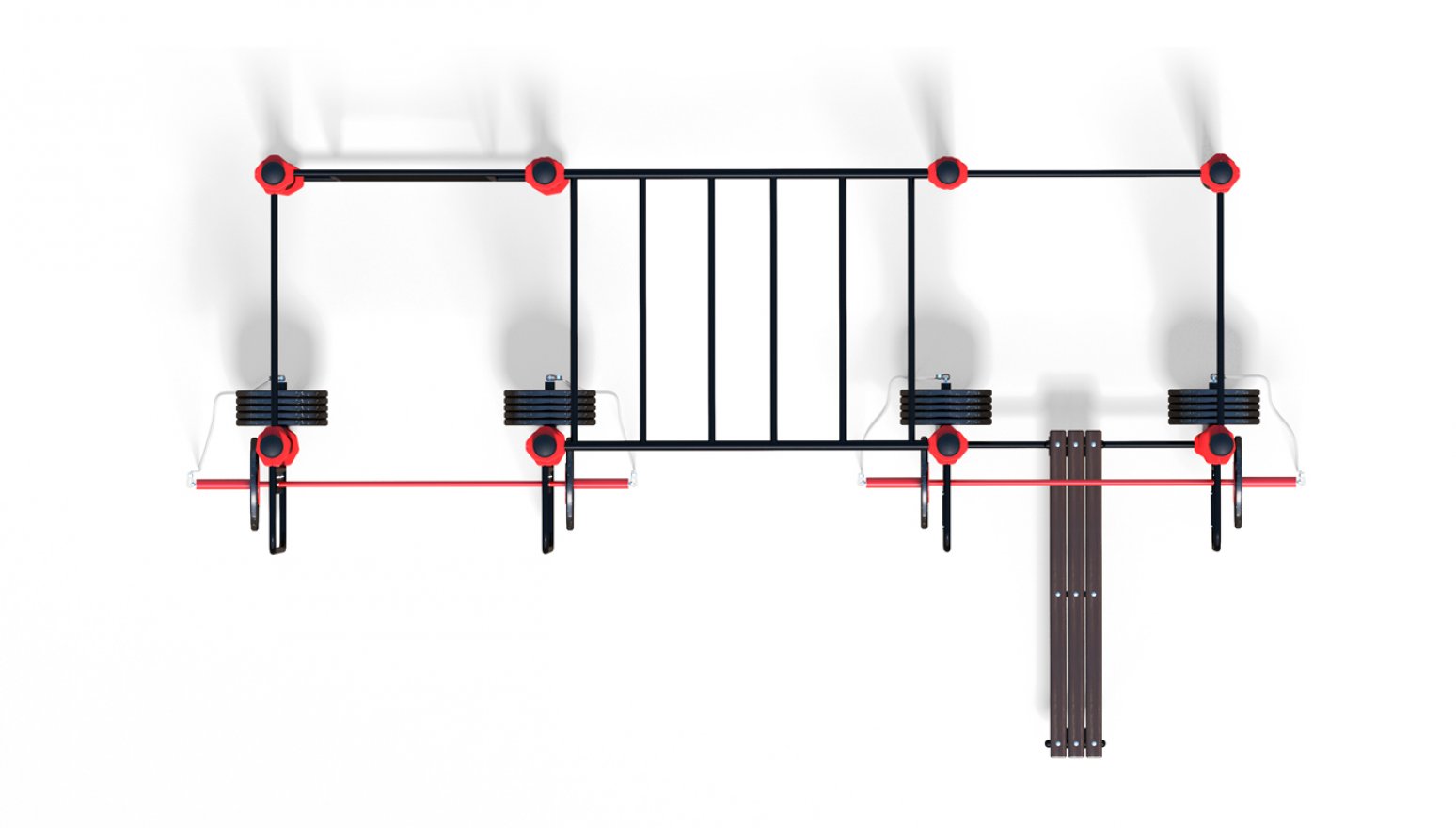 Уличный комплекс для воркаута WORKOUT-FIT 5184 - вид 2