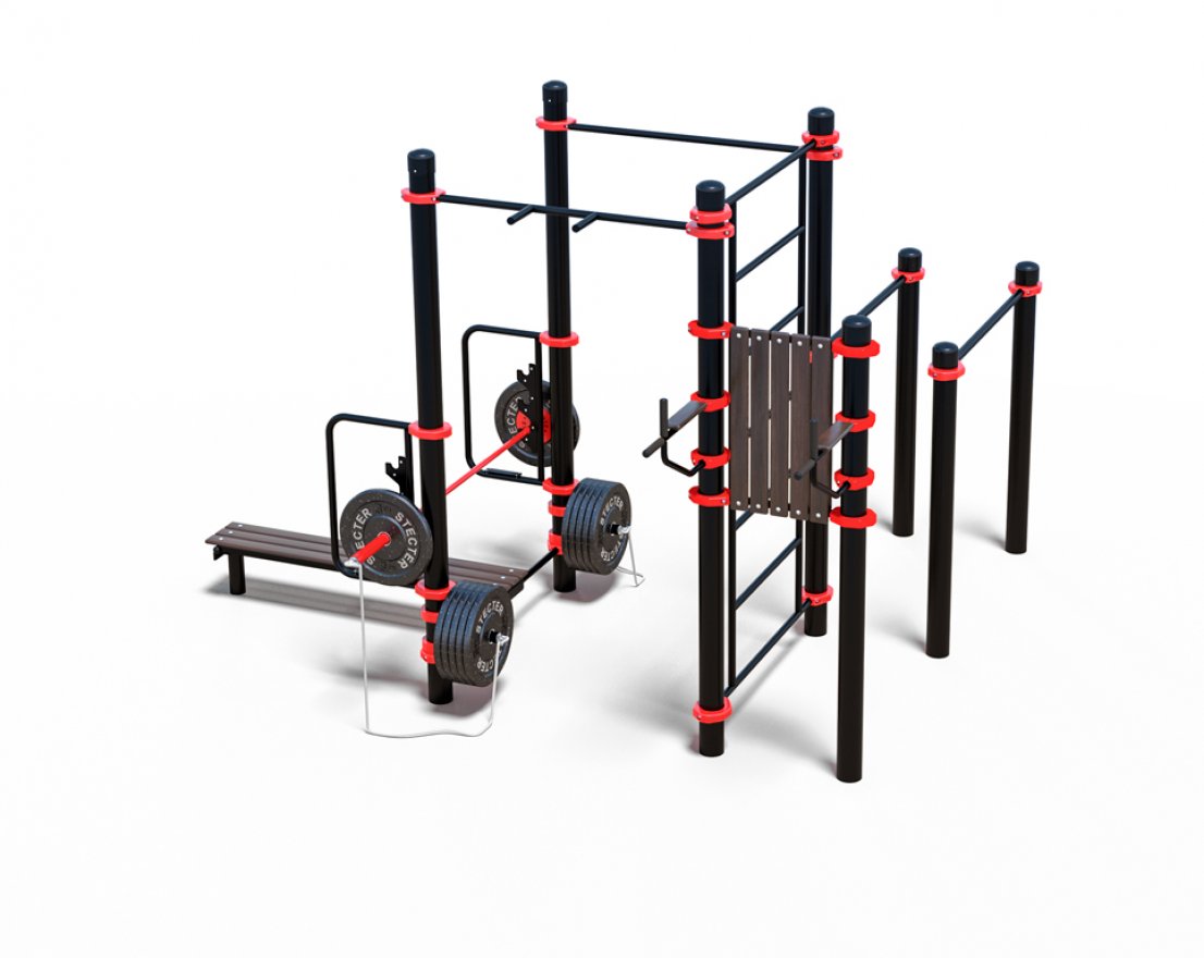 Уличное оборудование для воркаута WORKOUT-FIT 5186 - вид 2