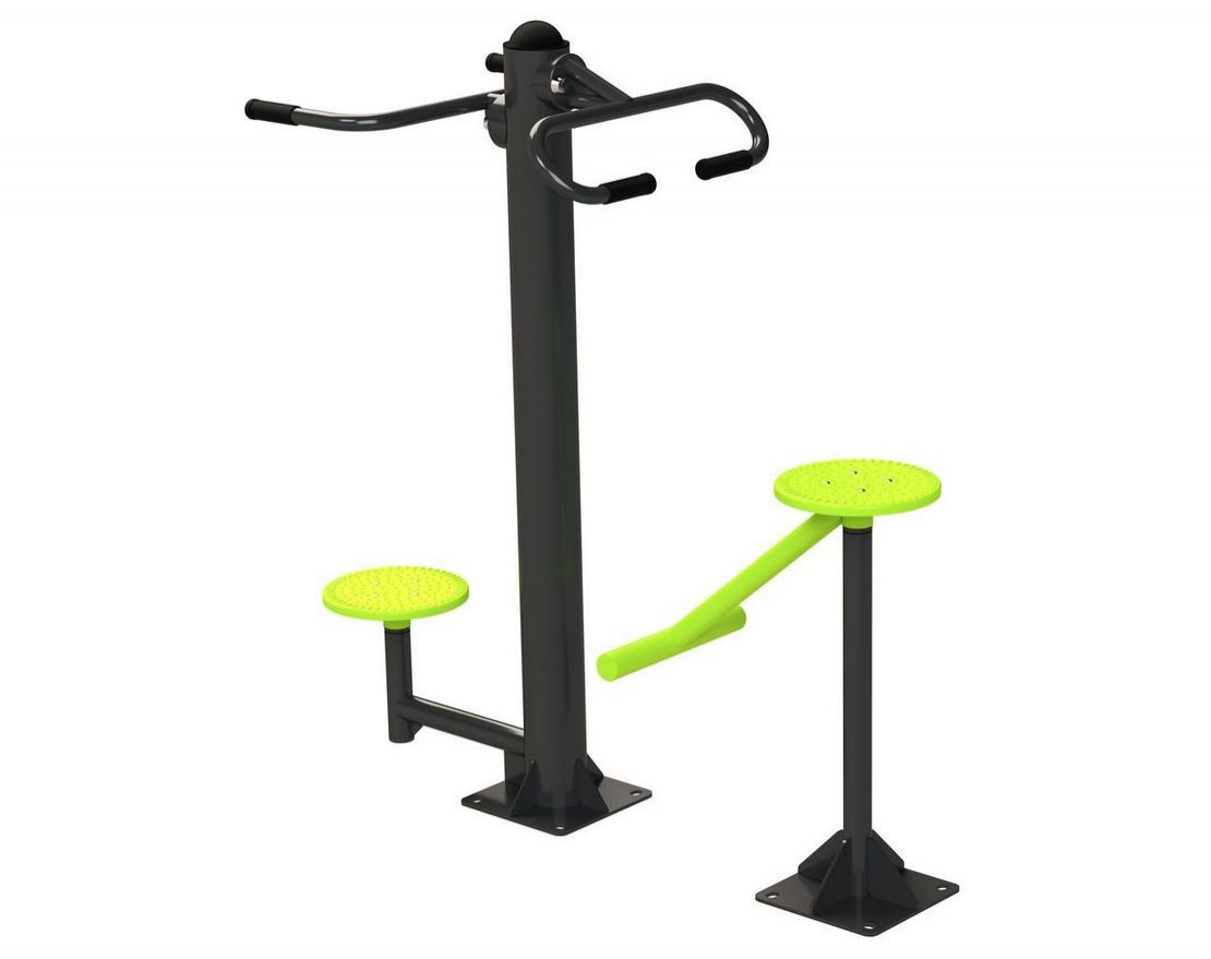 Тренажер для улицы Твистер стоя - Твистер сидя Smart-1013 - вид 2