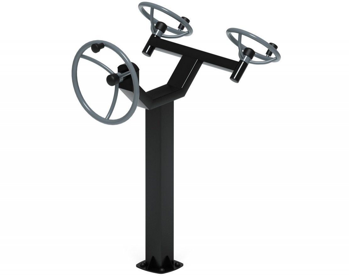 Уличный тренажёр Рули Тренировка 6 - вид 2