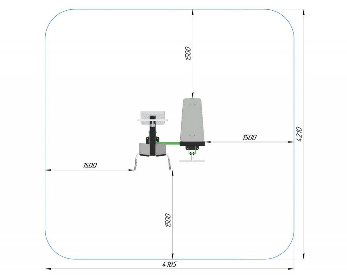 Уличный тренажер Путь Геракла - вид 2
