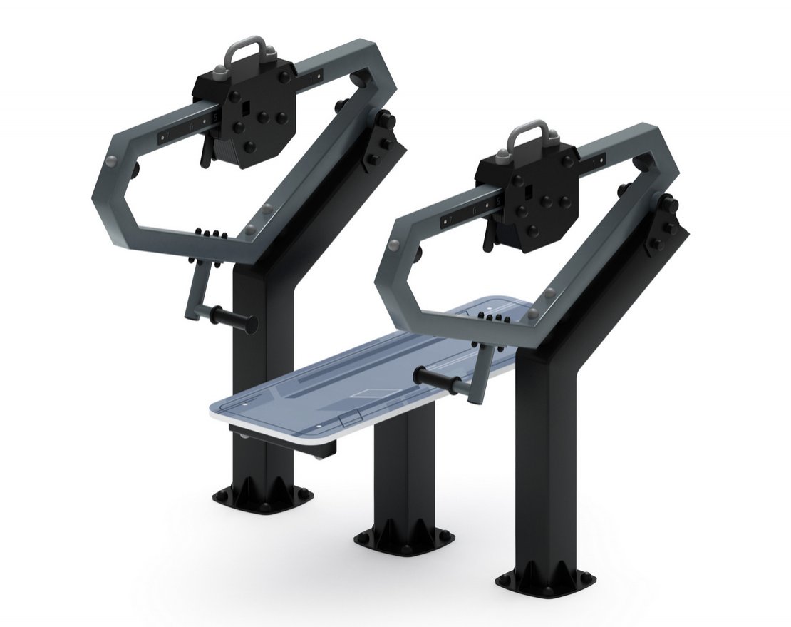 Тренажер для улицы жим лежа Тренировка 13 - вид 2